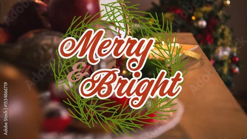 Merry Christmas, Christmas, Happy Christmas, merry bright 4k video