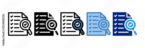 Audit Icon Element For Design