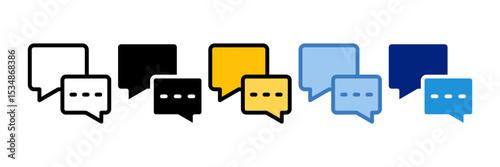 Communication Icon Element For Design