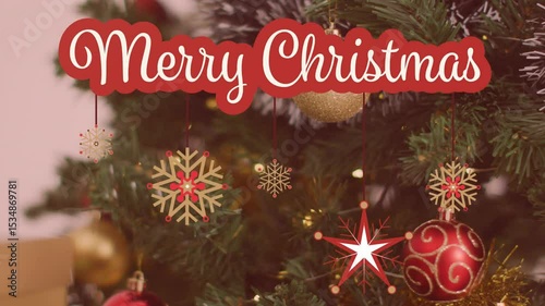 Merry Christmas, Christmas, Happy Christmas, merry bright 4k video