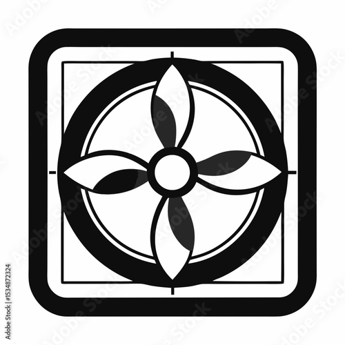 radiation hazard symbol