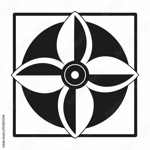 fan vector illustration