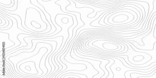 Contour abstract map relief land outline. Topographic map patterns. White wave paper curved reliefs abstract background. Background of the topography map. Abstract pattern with lines.	