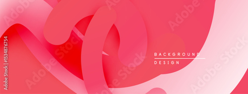 Abstract fluid shapes, pink hues dominate design. Smooth gradients create dynamic visual flow. Modern background texture.