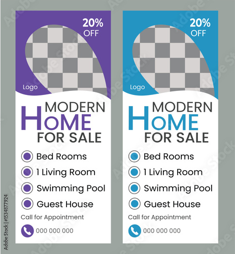  Home roll up banner design
