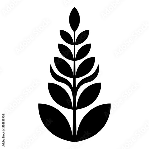 Abstract Organic Leaf Logo