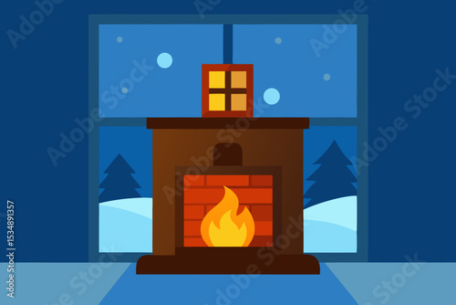 fireplace-glowing-in-rustic-living-room-with-snow-.svg