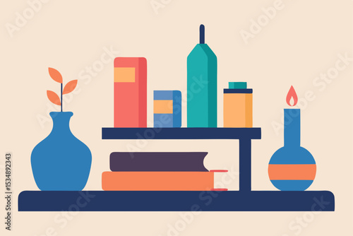 shelf-styled-with-vases--books--and-candles--.svg