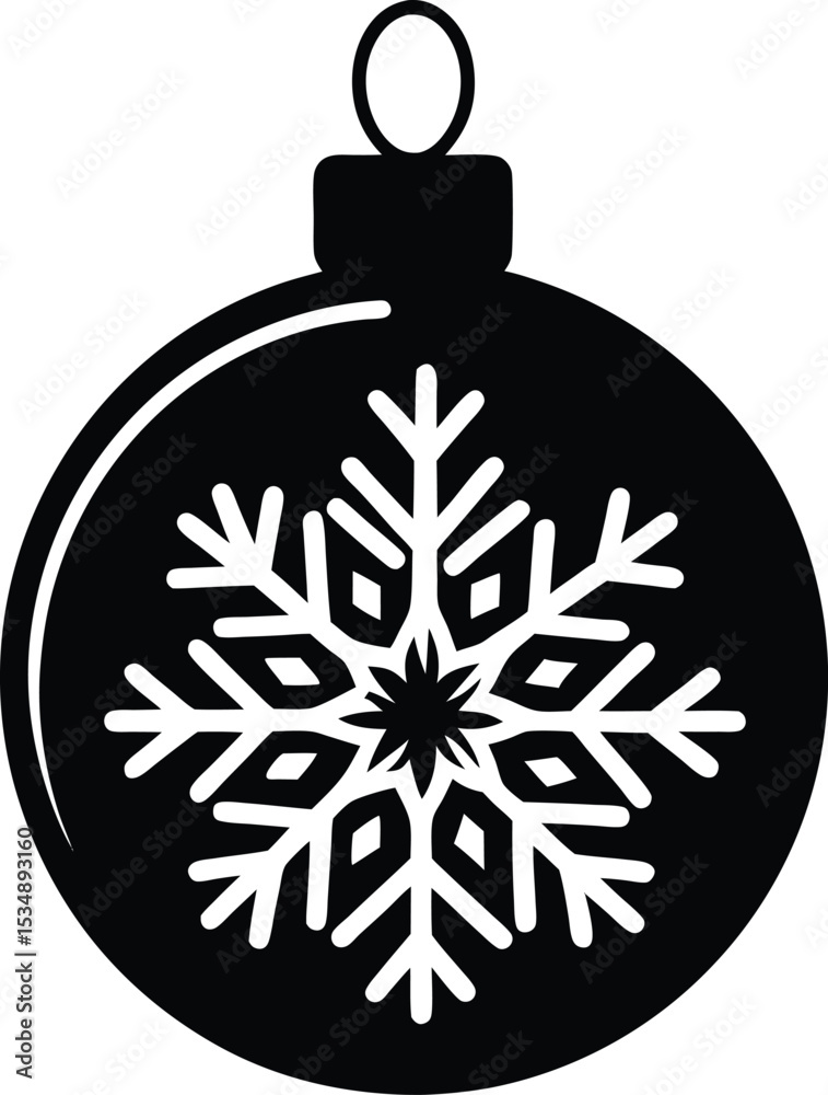 Obraz premium snowflake vector illustration