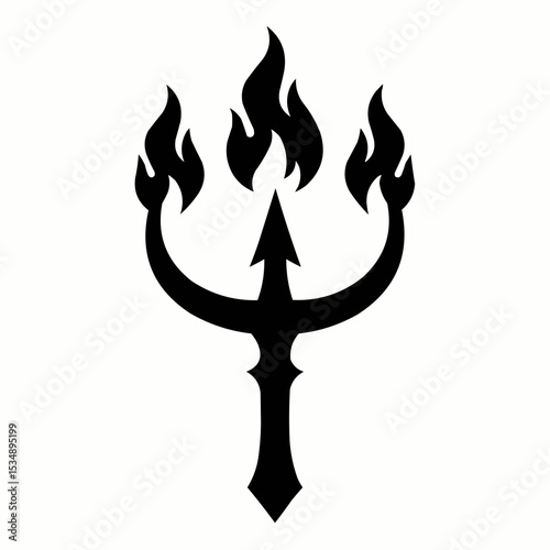 Burning fire and flame icons: a vector illustration of hot danger signs
