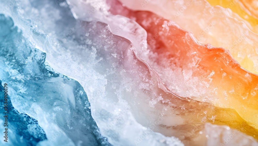 Fototapeta premium This digital abstract art features a watercolor marble texture with soft gradients and a white backdrop.