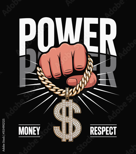Power and Money Concept