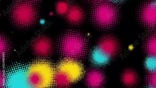 Wallpaper Mural Comic Halftone Dots Abstract Background Torontodigital.ca
