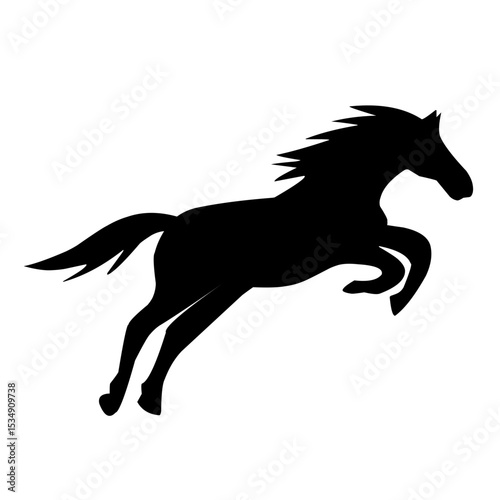 horse silhouette illustration