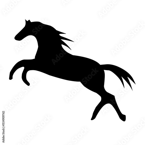horse silhouette illustration