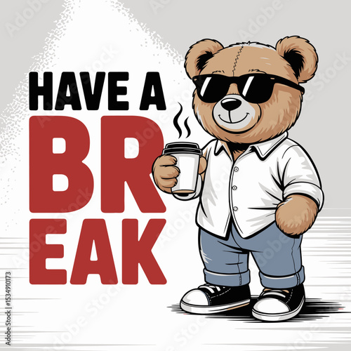 Coffee Break Bear