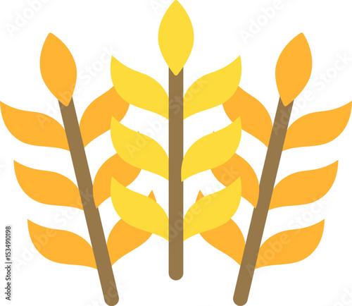 Grains Flat Icon