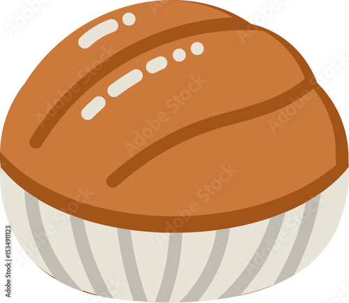 Brioche Flat Icon