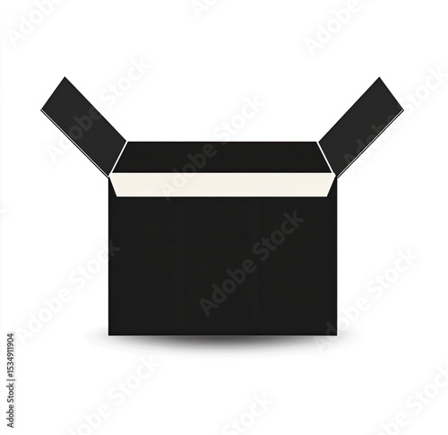 Opened black box photo