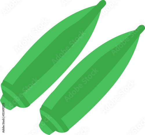 Okra Flat Icon