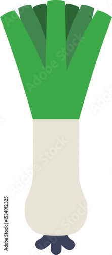 Leek Flat Icon