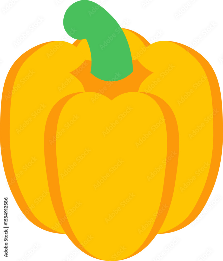 Bell Pepper Flat Icon Bell Pepper Flat Icon