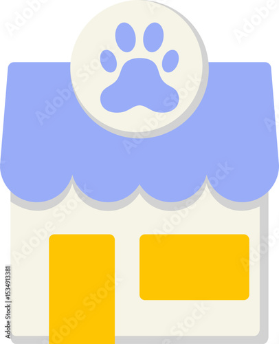 Pet Shop Flat Icon