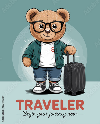 Traveler Bear - Begin Your Journey