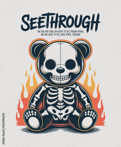 See-Through Skeleton Bear