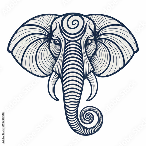 Wallpaper Mural Elephant Head Torontodigital.ca