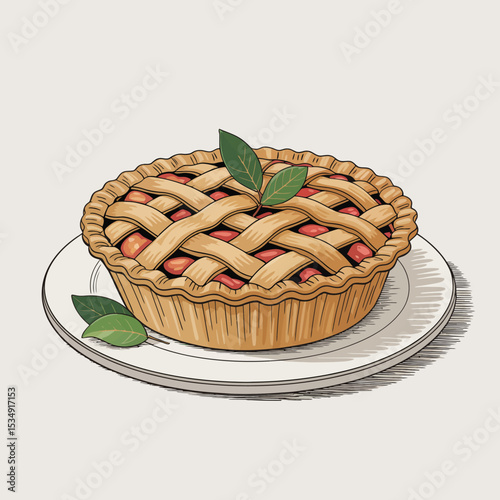 Apple Pie on a Plate