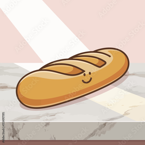 Happy Loaf of Bread