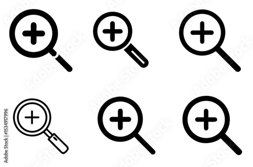 Zoom In Icon Plus Enlarge Magnify Increase Pack