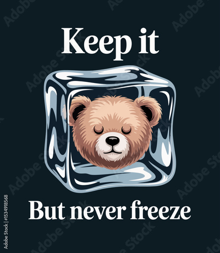 Bear in Ice Cube