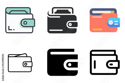Wallet Icon Money Cash Payment Finance Digital Pack