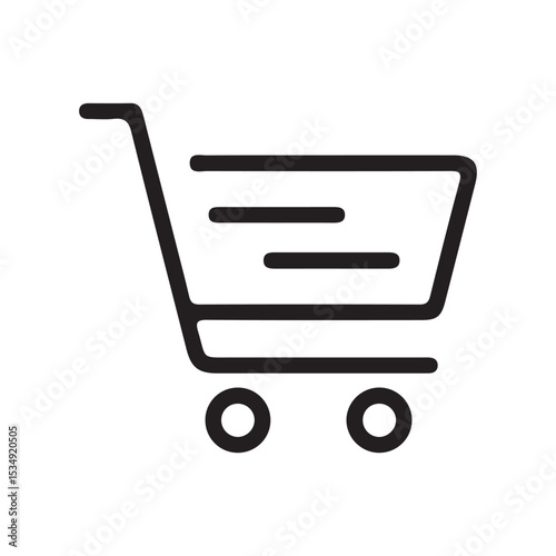 shopping cart icon vector illustration
