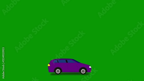 Car motion animation moving car 