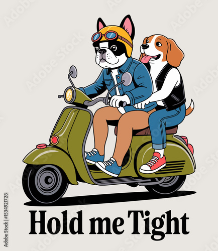 Motorcycle Dogs Adventure