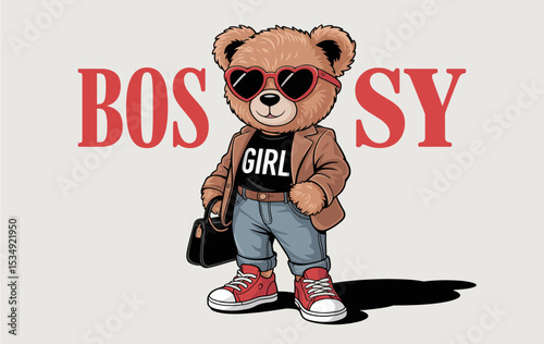 Bossy Bear with Chic Style