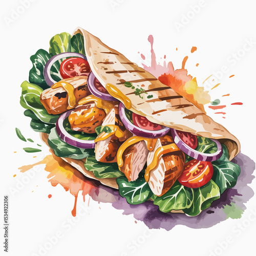 Grilled Chicken Wrap
