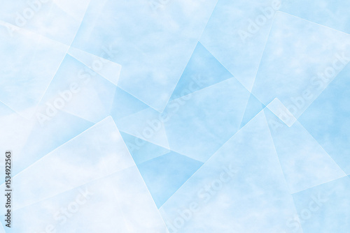 重なり合う半透明の和紙風パターン　AI生成画像