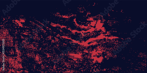 Red halftone dots blue color pattern gradient grunge texture background. Dot pop art comic sport style. Vector dynamic illustration.