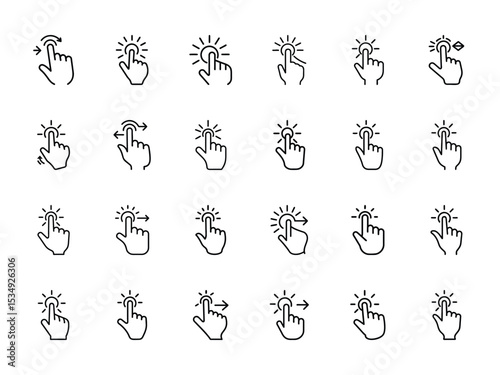Glowing Silhouette of Swipe Gesture Icon – Futuristic Neon Symbol for Touchscreen Navigation, Mobile Interaction, App UI Control, and Intuitive Gesture-Based Interfaces