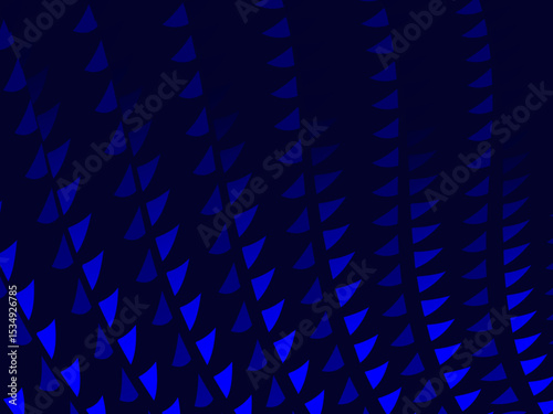 Futuristic blue abstract background. Geometric gradient blue pattern forms abstract vector background. Modern blue background, perfect for cards, banners, brochures, websites, technology, etc.