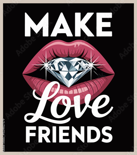 Make Love Friends Design