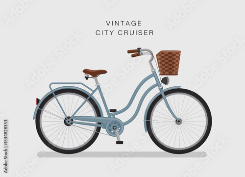 Vintage City Cruiser Bicycle