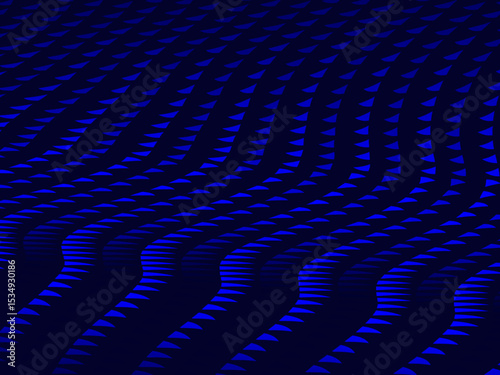 Futuristic blue abstract background. Geometric gradient blue pattern forms abstract vector background. Modern blue background, perfect for cards, banners, brochures, websites, technology, etc.