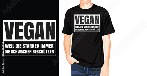 Vegan t-shirt design