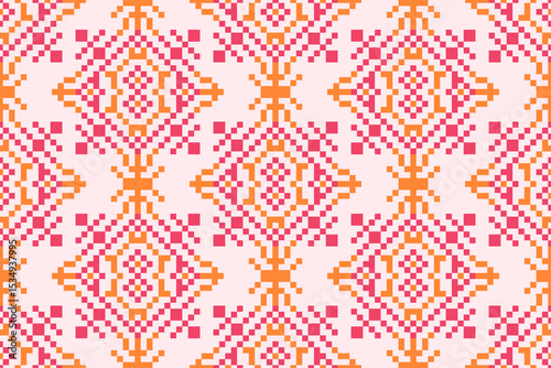 seamless pixel pattern, seamless pattern illustration