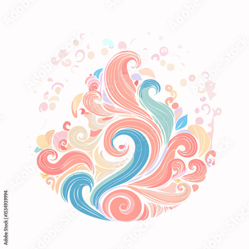 abstract illustration embodies mindfulness meditation